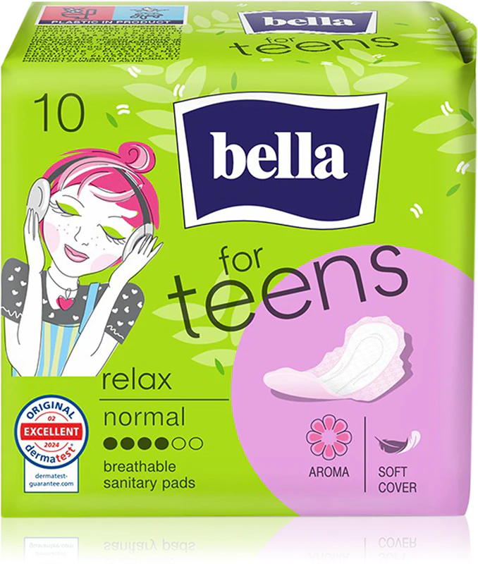 Igiena Feminina - Absorbante Bella For Teens Relax 10 buc.