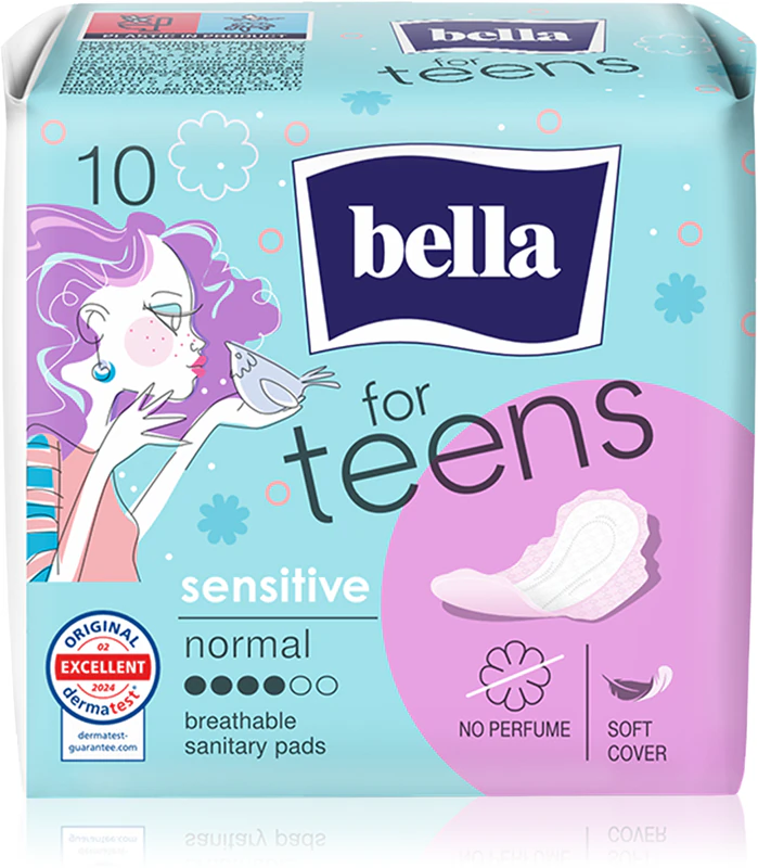 Igiena Feminina - Absorbante Bella For Teens  Sensitive 10 buc.