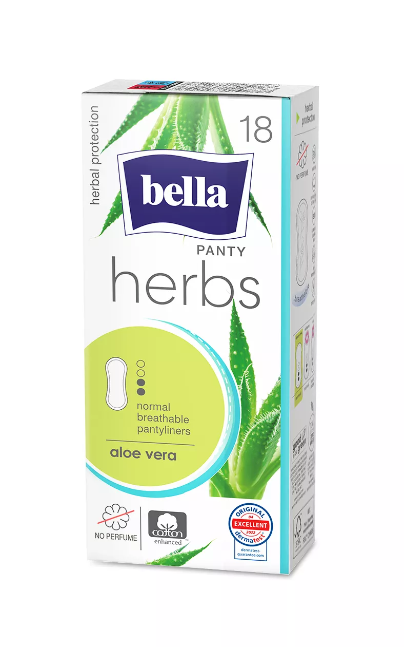 Absorbante zilnice - Absorbante Bella Herbs Panty Aloe Vera 18buc