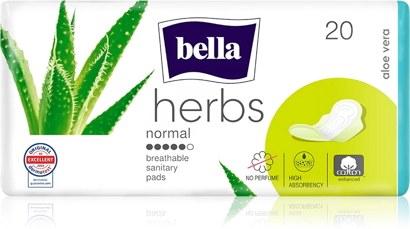 Absorbante - Absorbante Bella Herbs Aloe Vera 20 Buc