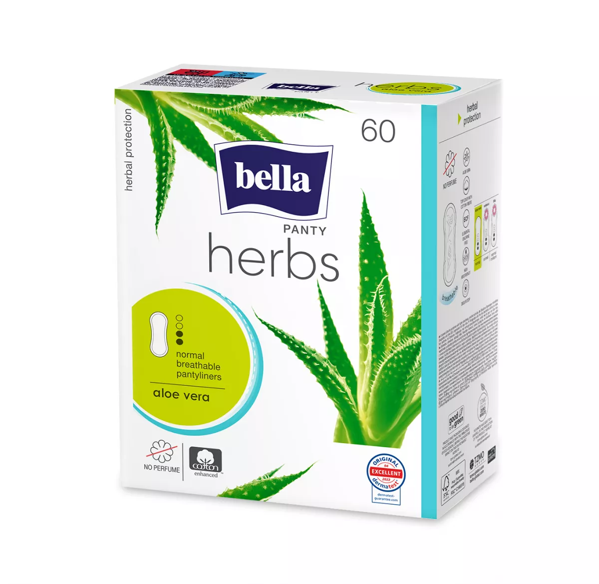 Absorbante zilnice - Absorbante Bella Herbs Panty Aloe Vera 60 buc.