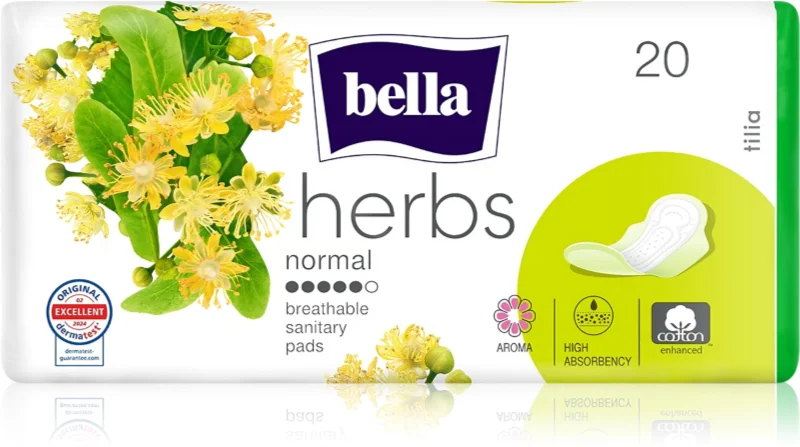 Igiena Feminina - Absorbante Bella Herbs Floare de Tei 20 buc