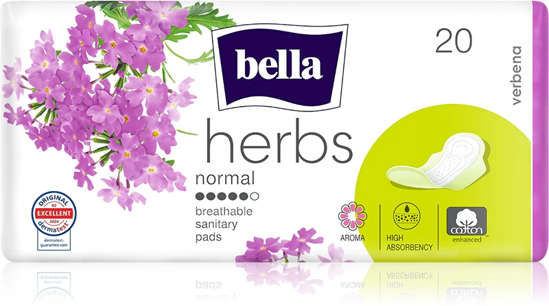 Igiena Feminina - Absorbante Bella Herbs Verbena 20 buc