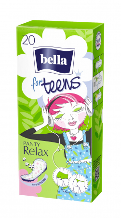 Absorbante zilnice - Absorbante Bella Zilnice Subtiri For Teens Panty Relax 20 buc.