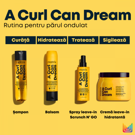Balsam Matrix Total Results A Curl Can Dream pentru Par Ondulat 300ml [3]