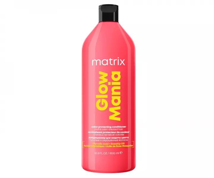 Sampon - Balsam Matrix Total Results Glow Mania pentru par tern si vopsit 1000ml