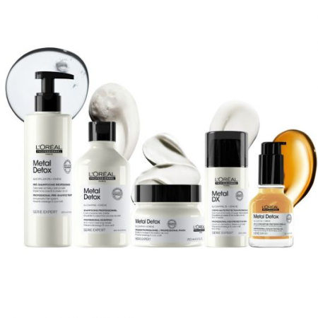 Crema de par L’Oreal Professionnel Serie Expert Metal Detox cu protectie termica si UV 100ml [2]
