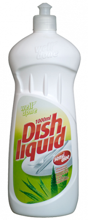 Detergent de Vase - Detergent De Vase Well Done Aloe Sensitive Concentrat 1000 ml