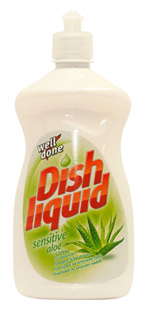 Detergent de Vase - Detergent De Vase Well Done Aloe Sensitive Concentrat 500 ml