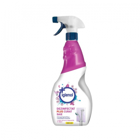Spalare si intretinere rufe - Dezinfectant Igienol Plus Curat Antibacterian Fara Clor Baie 750ml