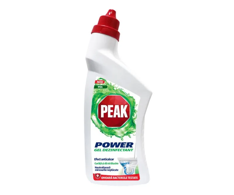 Spalare si intretinere rufe - Gel Dezinfectant Peak WC Pin 750ml