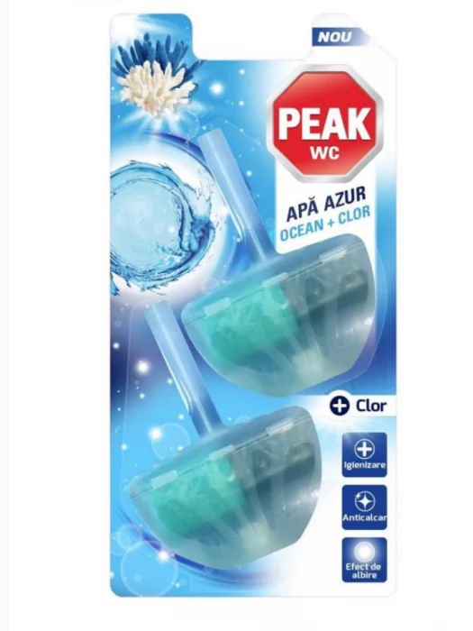 Produse curatare baie - Odorizant WC Peak Apa Azur Ocean 55 g