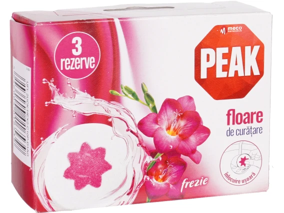 Produse curatare baie - Odorizant WC Peak Floare rezerve Frezie 3/set