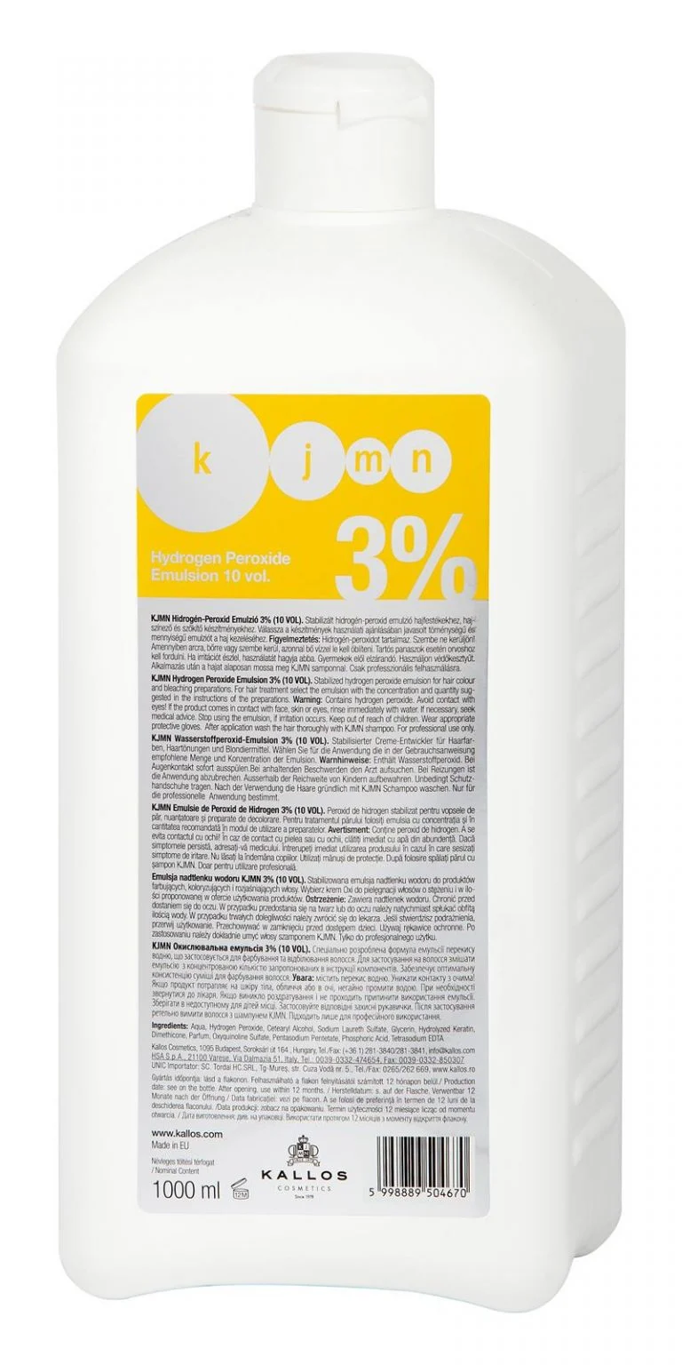 Oxidant - Oxidant Kallos Parfumat 3% 1000 ml