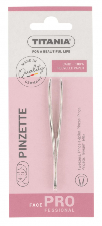Ustensile manichiura si pedichiura - Pensetă pentru gene, sprâncene Titania 1060/A