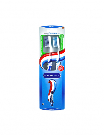 Perie de Dinti - Periuta de dinti Aquafresh Clean& Flex 2/set