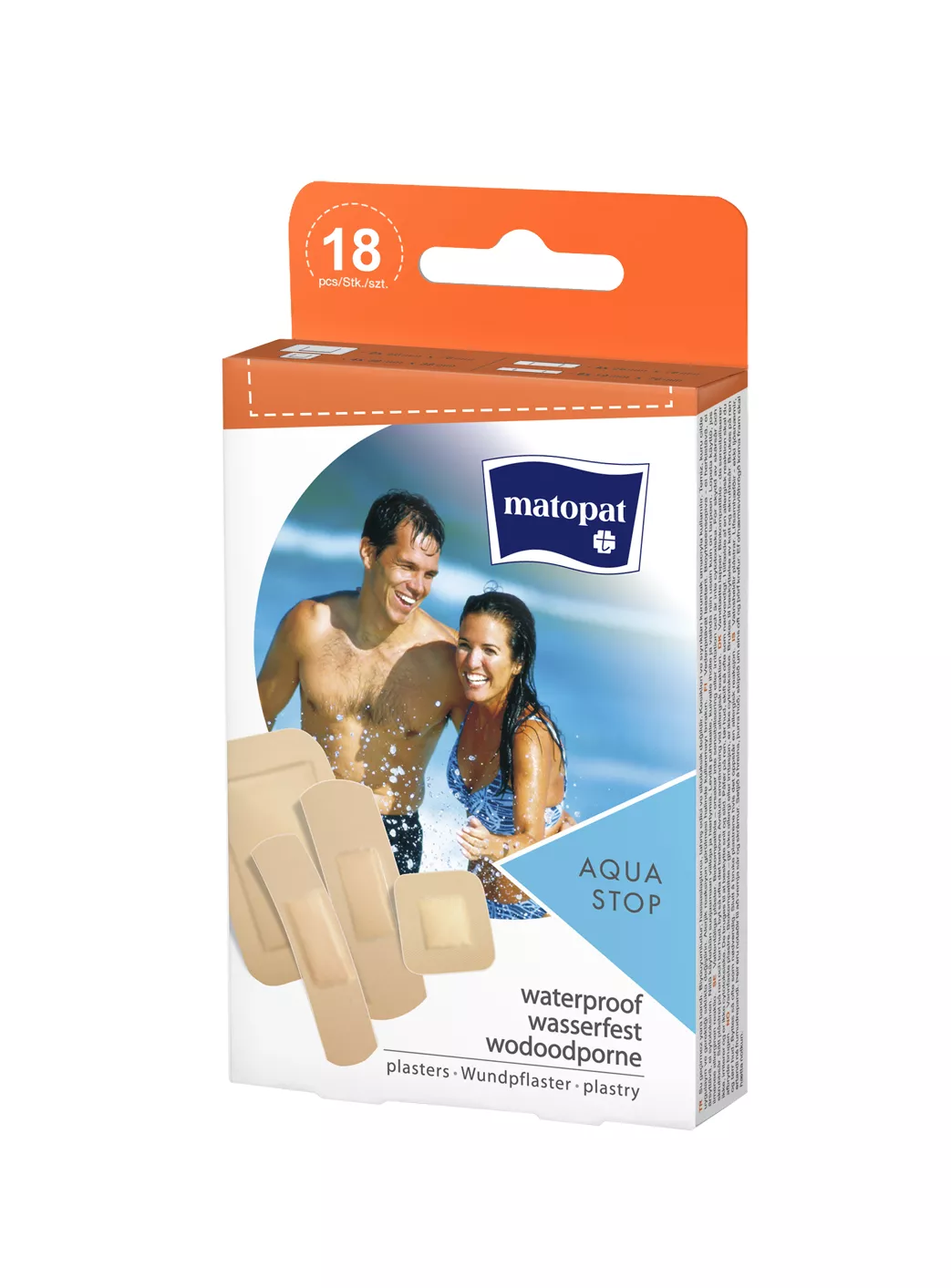 Plasturi - Plasturi Matopat Aqua Stop 18buc