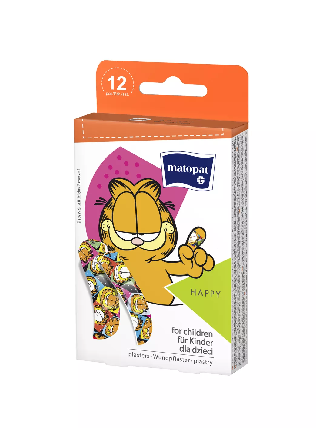 Plasturi - Plasturi Matopat Happy 12buc