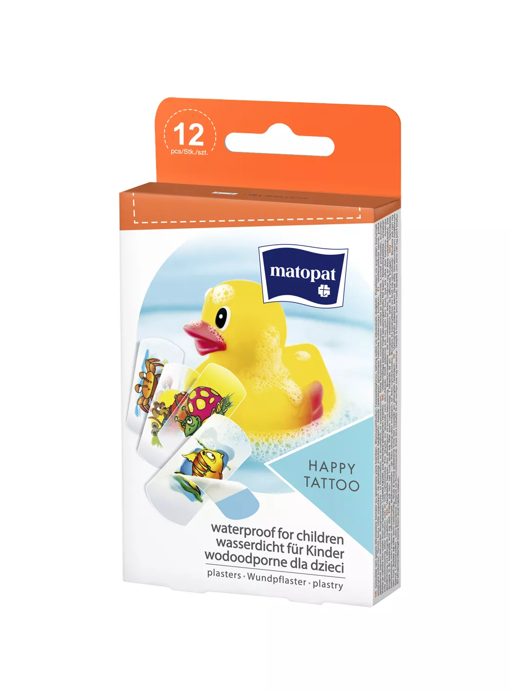 Plasturi - Plasturi Matopat Happy Tatoo 12buc
