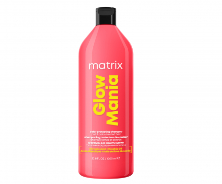 Sampon - Sampon Matrix Total Results Glow Mania  pentru par tern si vopsit 1000 ml