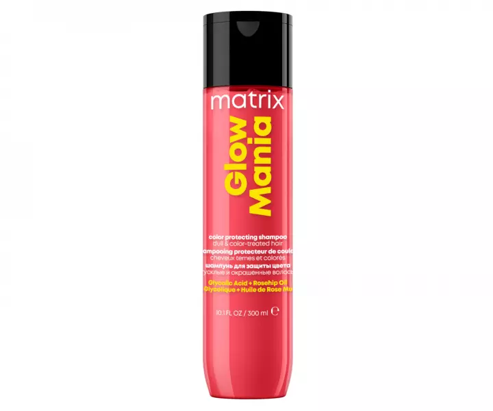 Sampon - Sampon Matrix Total Results Glow Mania pentru par tern si vopsit 300ml