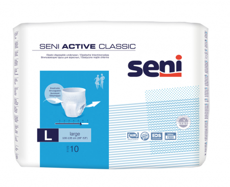 Scutece adulti - Scutece Adulti Seni Active Classic Large 10 buc.