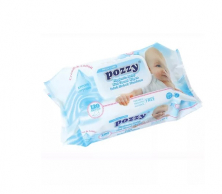 Servetele copii - Servetele Umede Pozzy Mega Blue 120 buc.