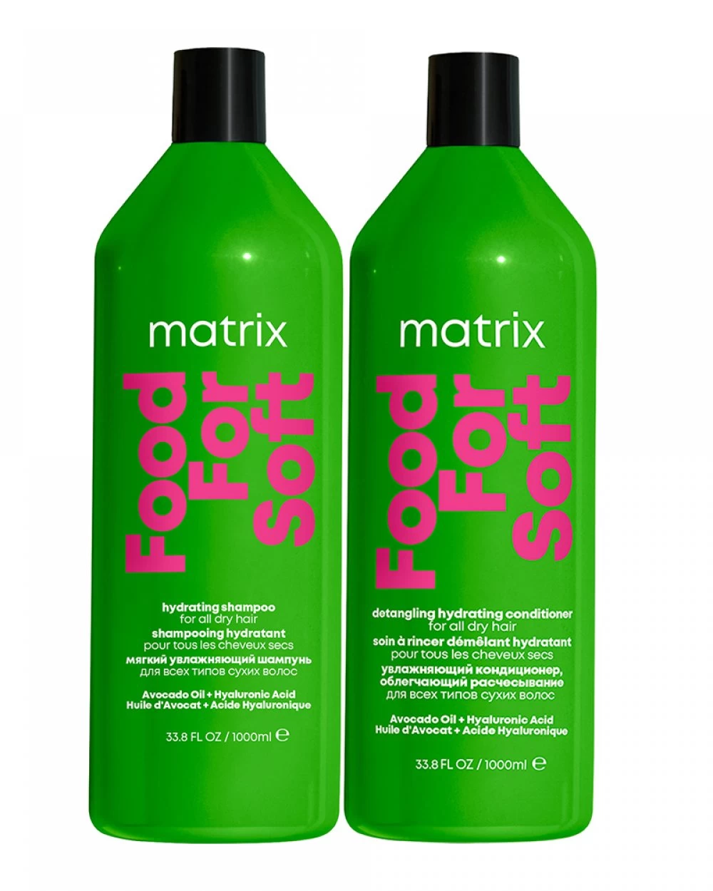 Balsam de Par - Set Matrix Food For Soft Sampon 1000ml si Balsam 1000ml