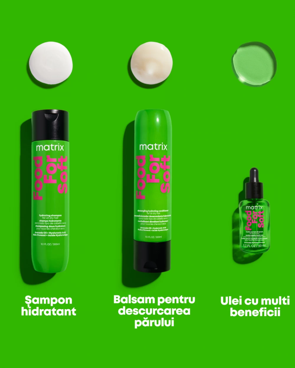 Set Matrix Food For Soft Sampon 300ml si Balsam 300ml+ ser 50ml [1]