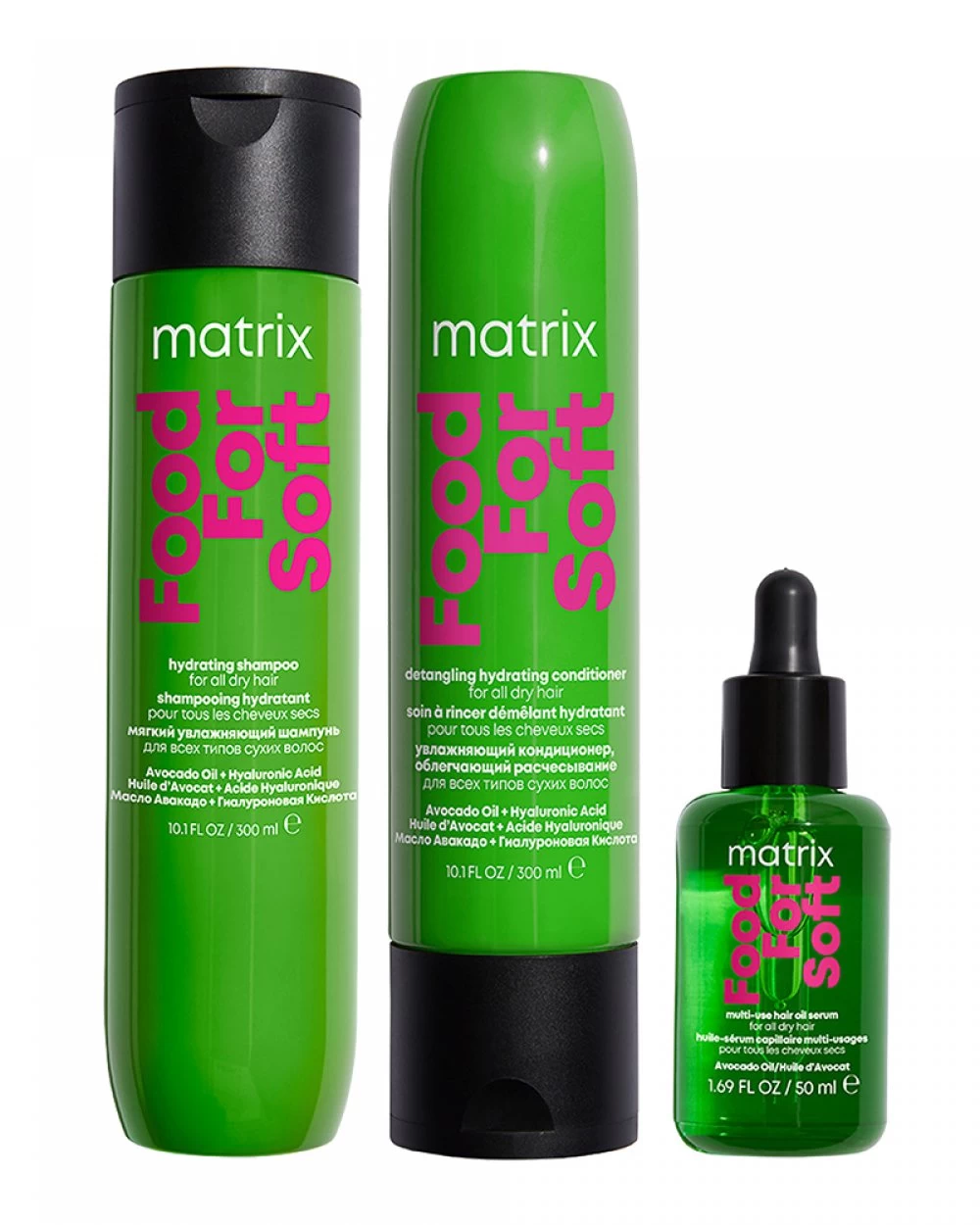 Balsam de Par - Set Matrix Food For Soft Sampon 300ml si Balsam 300ml+ ser 50ml