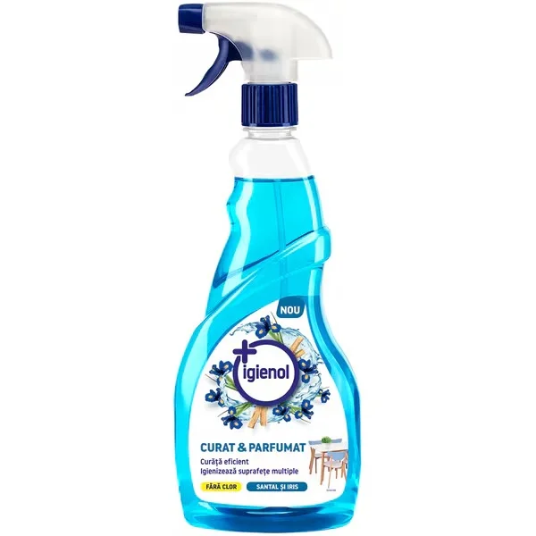 Dezinfectanti - Solutie de Curatare Igienol Curat&Parfumat Santal&Iris fara clor 750ml