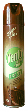 Solutii curatat mobila - Spray Well Done Curatare & Protejare Mobila Vento Dust Stop 300 ml