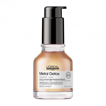 Ulei de par L'Oreal Professionnel Metal Detox, cu sistem anti-depunere a metalelor, 50 ml