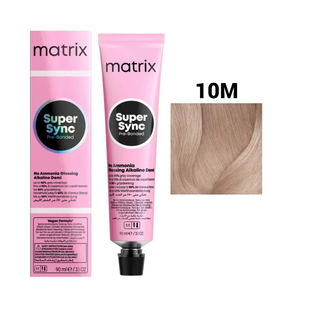 Ingrijire Par - Vopsea Matrix Super Sync 10M Blond Foarte Foarte Deschis Moca 90 ml