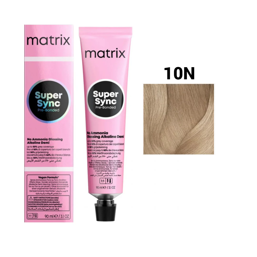Vopsea Matrix - Vopsea de Par - Vopsea Matrix Supe Sync 10N Blond Foarte Foarte Deschis Natural 90 ml