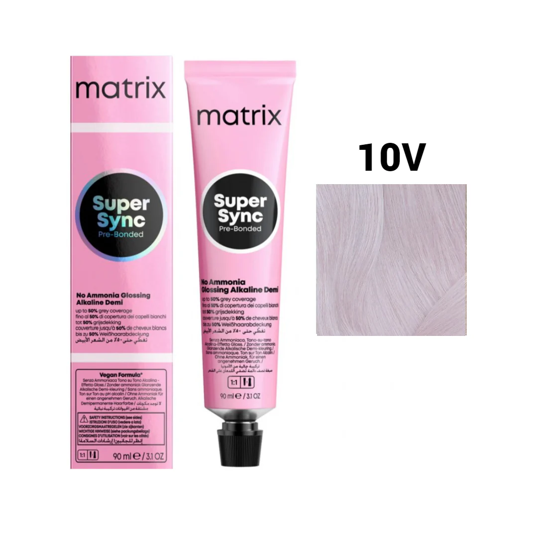 Ingrijire Par - Vopsea Matrix Super Sync 10V Blond Foarte Foarte Deschis Violet 90 ml