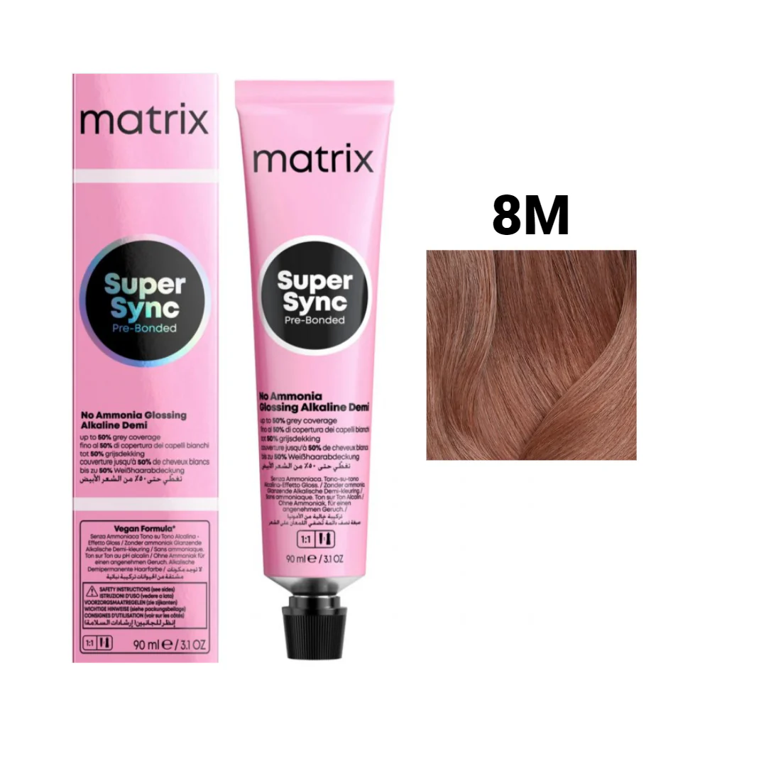 Vopsea Matrix - Vopsea de Par - Vopsea Matrix Color Sync 5M Saten Deschis Moca 90 ml