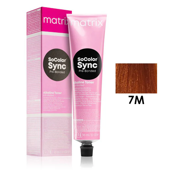 Vopsea Matrix - Vopsea de Par - Vopsea Matrix Color Sync 7M Blond Mediu Moca 90 ml