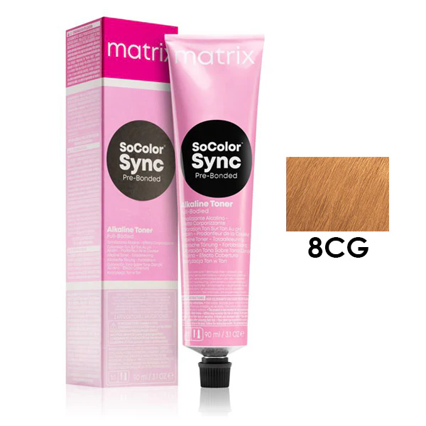 Vopsea Matrix - Vopsea de Par - Vopsea Matrix Super Sync 8CG Blond Deschis Cupru Auriu 90 ml
