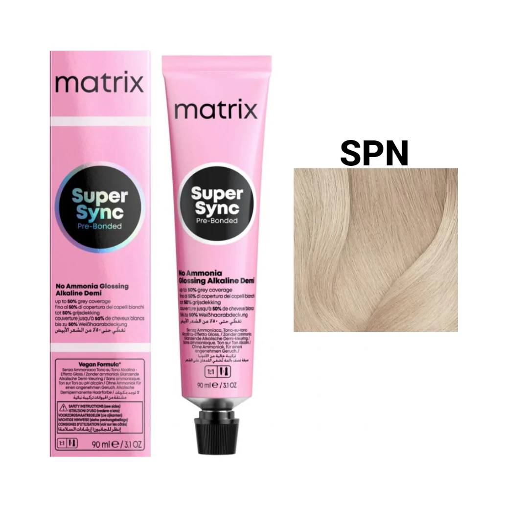 Vopsea Matrix - Vopsea de Par - Vopsea Matrix Super Sync SPN Sheer Pastel Natural 90 ml