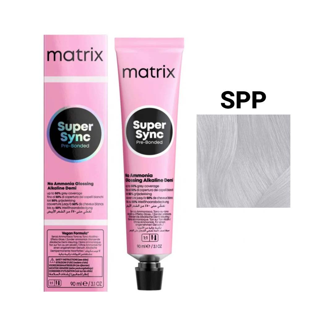 Vopsea Matrix - Vopsea de Par - Vopsea Matrix Super Sync SPP Sheer Pastel Perla 90 ml