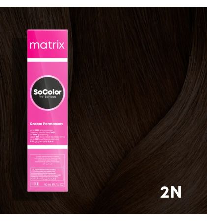 Vopsea Matrix Socolor Beauty 2N Negru Natural 90 ml [1]