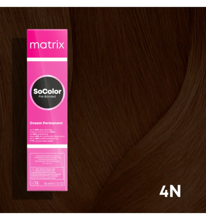 Vopsea Matrix Socolor Beauty 4N Saten Mediu Natural 90 ml [1]