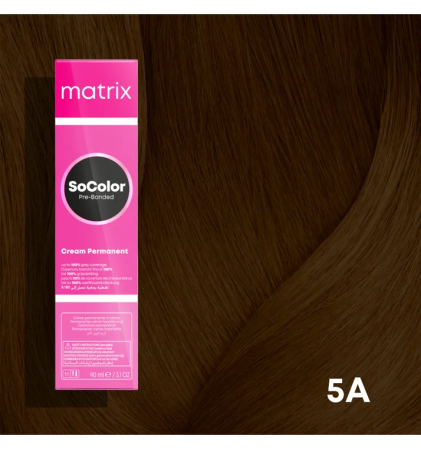 Vopsea Matrix Socolor Beauty 5A Saten Deschis Cenusiu 90 ml [1]