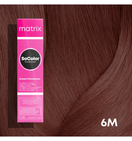 Vopsea Matrix Socolor Beauty 6M Blond Inchis Moca 90 ml [1]