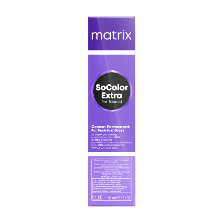 Vopsea Matrix - Vopsea de Par - Vopsea Matrix Socolor Beauty Extra Coverage 506NA Blond Inchis Natural Cenusiu 90 ml