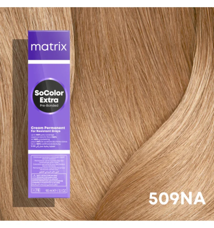 Vopsea Matrix Socolor Beauty Extra Coverage 509NA Blond Foarte Deschis Natural Cenusiu 90 ml [1]