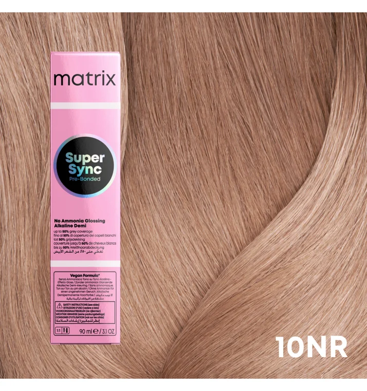 Vopsea Matrix Super Sync 10NR Blond Foarte Foarte Deschis Natural Rosu 90ml [1]