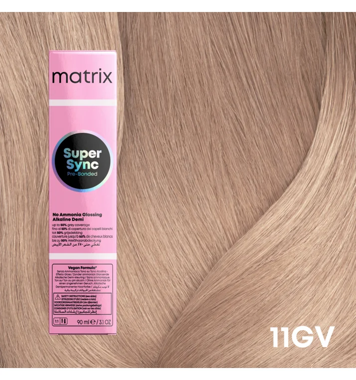 Vopsea Matrix Super Sync 11GV Blond Ultra Deschis Auriu Violet 90ml [1]