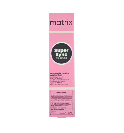 Vopsea Matrix - Vopsea de Par - Vopsea Matrix Super Sync 5N Saten Deschis Natural 90 ml